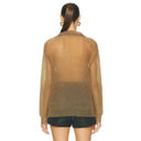 Maison Margiela Crewneck Sweater in Light Brown Small New Womens Knit Top Photo 1