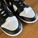 Nike Dunk Low Black & White Shoes - Women Size 8 Photo 7