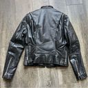 Brooks  Vintage 1980’s Leather Moto Bomber Jacket Size Small Photo 10