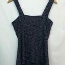 Bobeau NEW NWT  Ribbed Marl Tank Navy Blue White Sleeveless Square Neck Top Small Photo 6