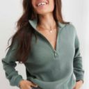 Aerie Cozy up Waffle Quarter Zip Sweater Size Medium Photo 0