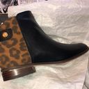 Louise et Cie Black With Cheetah Print Bootie Photo 0