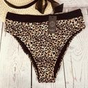 Relleciga  Leopard Print Bikini Bottoms Swim Wear Photo 0