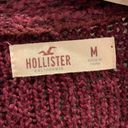 Hollister Burgandy Cardigan Photo 2