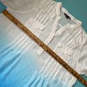 ZAC & RACHEL gauzy ombré tunic long sleeves semi sheer pockets v Photo 8