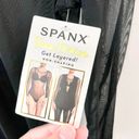 Spanx NWT  Mesh Long Sleeve Bodysuit Size M Very Black 20119R Photo 5