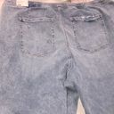 Lane Bryant  wide leg fit mid rise Pull on jeans size 28 new tags Photo 7