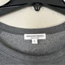 Grayson Threads 🦋  Grey Crewneck Sweatshirt Good Vibes Soft Comfy Casual Large Photo 1