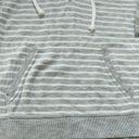 Banana Republic  Women's Quarter Zip Striped Hoodie Size Medium Photo 12