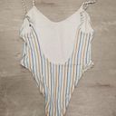 Vitamin A 💕💕 Yasmeen One Piece Swimsuit ~ Palm Springs Stripe 12 D XL NWT Photo 11