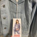 Celebrity Pink Denim Jacket Photo 1