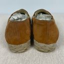 Salvatore Ferragamo  Tan Gancini Espadrille Loafer Slip On Leather Flats Photo 9