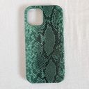 Snake print iphone 12/12pro case Green Photo 0