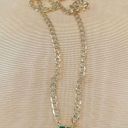 Solitaire JOY DRAVECKY BIG ENERGY  GREEN (EMERALD) CZ NECKLACE NWOT Photo 3