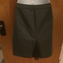 Old Navy Khaki Green  Accordion Pleated Pencil Skirt Size 6 Photo 4