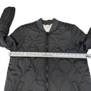 Old Navy  Black Quilted with Cream Fleece Lining Preppy Winter Coat Size M Photo 6