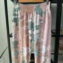 Nike  Pleated Reverse Tie Dye High Rise Terry Lined Full Length Joggers Size XS Photo 1