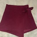 Blue Blush DEEP RED SKORT Photo 2