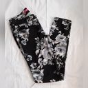 Tinseltown  Denim Couture black/gray floral jeans Photo 0