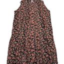 LuLaRoe  Women's Joy Vest XL Black Red Floral Sleeveless Cardigan Duster Photo 0