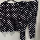 Disney Mickey Mouse Pajama Set Plus Size 2X 18W-20W Velvet Fleece Long Sleeve Black Photo 5