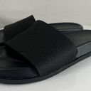 Nicole Miller  Costa Slide Sandal Black Fabric Upper Slip On Open Toe Women's 9 Photo 2