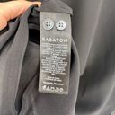 Babaton NEW Aritzia  Academy Silk Button Down Shirt Relaxed Black Women's L Photo 6