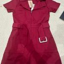 The Moon DAY +  GAMEDAY BELTED ROMPER (GARNET) Photo 2