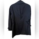 Anne Klein Great condition Ann Klein Navy Blue 100% Polyester Short Trench Coat Size 10. Photo 3