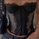 Urban Outfitters Out from Under Modern Love Corset Top Black Photo 4