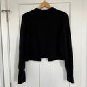 Boden USA Boden Jewel Button Fluffy Black Cardigan Photo 9