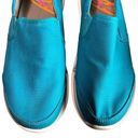 Teva  Wander Womens Slip On Canvas Teal Blue Shoes Size 6.5 Photo 8