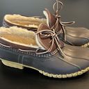 L.L.Bean  duck shoes Sherpa lined barely boots Photo 4