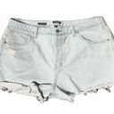 Wild Fable PLUS  17 Women’s Super High Rise Cut off Short Shorts Blue Jean Photo 0