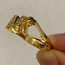 Michael Kors Gold-Tone Logo Ring Size 8 Photo 3