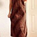 secret treasures  Cheetah Cut Out Maxi Slip Dress Photo 0