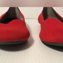 Rothy's Rothy’s red round toe flat shoes women size 8.5 W Photo 5