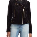 Ralph Lauren Lauren  Stretch-Velvet Moto Jacket Cotton, Size 16 NEW Retail $295 Photo 2