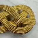 infinity Vintage  Knot Gold Tone Belt Buckle Piece Photo 3