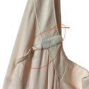 Vix Paula Hermanny  Zoey Linen Midi Dress In Nude Tan Women’s Size XS Flawed Photo 12