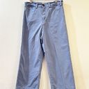 Madewell  Womens Bridget Slim Wide Leg Crop Pants Size 10 Marlin Blue Photo 2