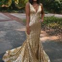 Jovani Gold Dress Photo 0