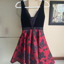 Ellie Wilde Homecoming Dress Black And Red Short Photo 1