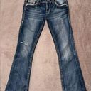 Rock Revival  Women’s Peachy Low Rise Boot  Distressed Jeans Blue Denim Size 29 Photo 0