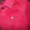 Ralph Lauren Lauren Jeans Co. Jean‎ jacket Women's Orange Red denim  sz. SP Photo 1