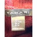 Tahari  Maroon Turtleneck Sleeveless Tunic Sweater Wool & Yak Hair Blend Size M Photo 9