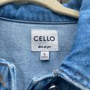 Cello  Ruffle Hem Denim Jean Jacket | S Photo 3