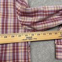 L.L.Bean  Top womens XS Red White Plaid Button Up Cotton Wrinkle Free Shirt Photo 4