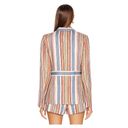 Frame  Revolve Multicolor Linen Striped Lightweight Blazer size 6 Photo 1