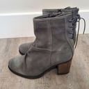 Krass&co Bos & . Gray Heeled Booties Size 40 Photo 5